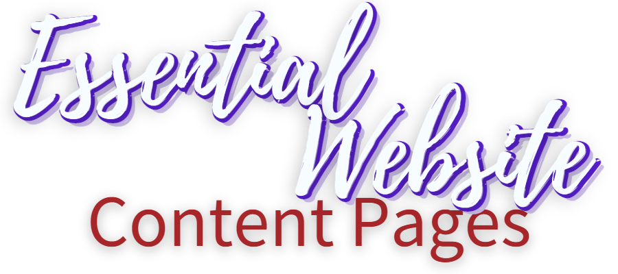 Build a strong online presence with the essential website content pages checklist! FREE checklist download!