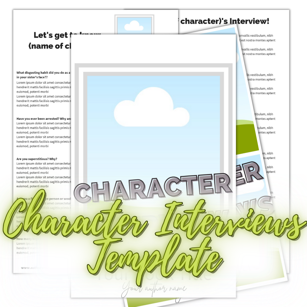 Character Interviews Template Shental Henrie